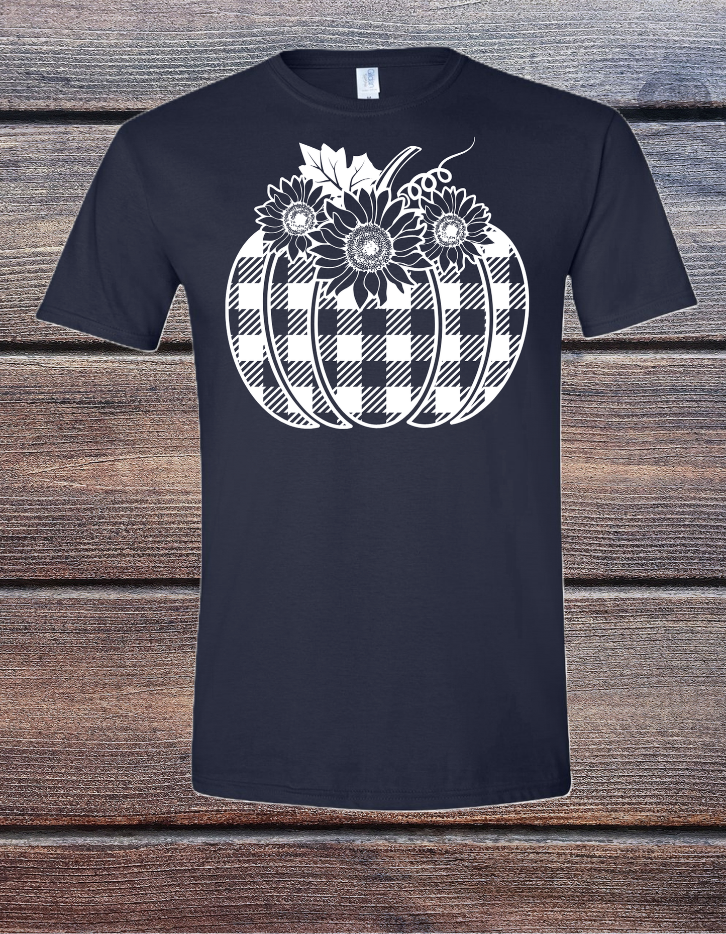 Buffalo Plaid Pumpkin Tee