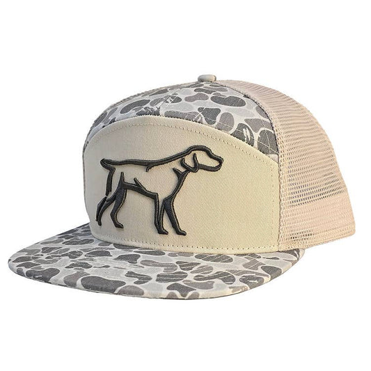 Fieldstone Marsh Camo 7 Panel 3D Puff Hat