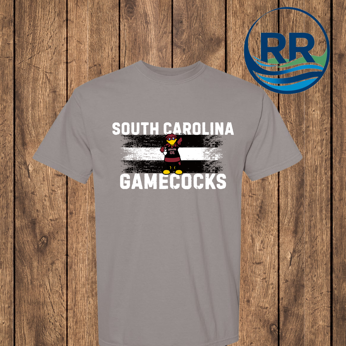 Distressed Carolina Comfort Color T, Grey
