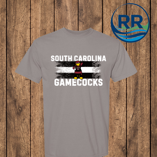 Distressed Carolina Comfort Color T, Grey