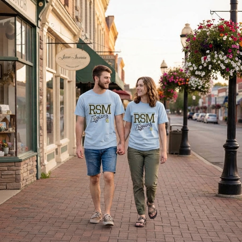 RSM Trojans T-Shirt: Carolina Blue