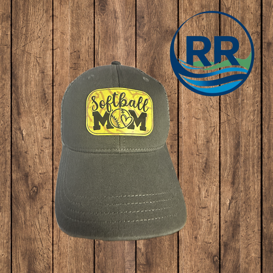 Softball Mom Patch: Richardson 111 Cap, Charcoal