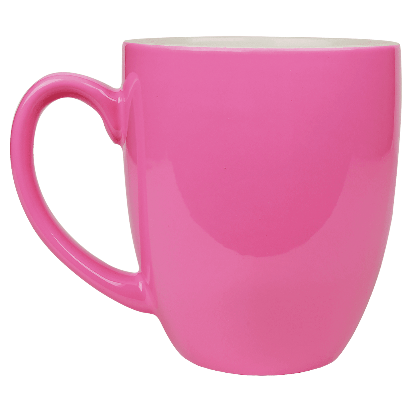 16 oz. Ceramic Bistro Mug, Pink