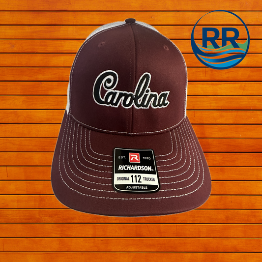 Richardson 112 Cardinal/ White: Carolina Script: