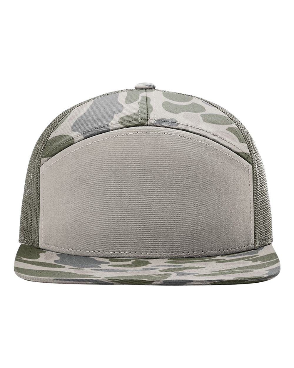 Patch: Richardson 168P -Printed 7 Panel Trucker Hat
