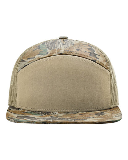 Patch: Richardson 168P -Printed 7 Panel Trucker Hat