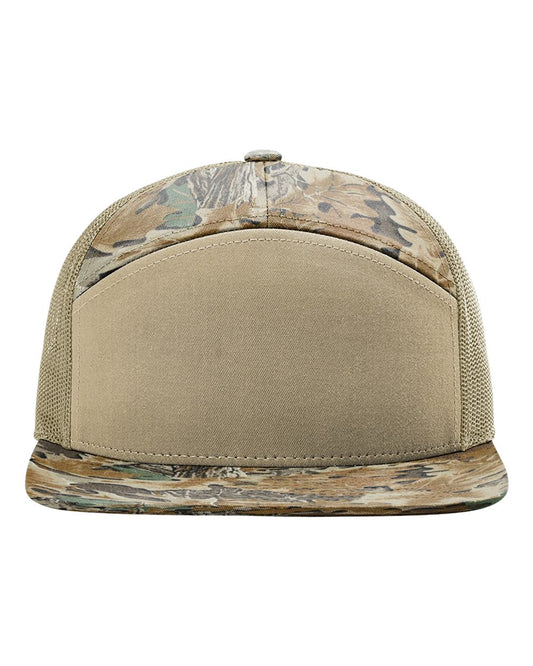 Patch: Richardson 168P -Printed 7 Panel Trucker Hat