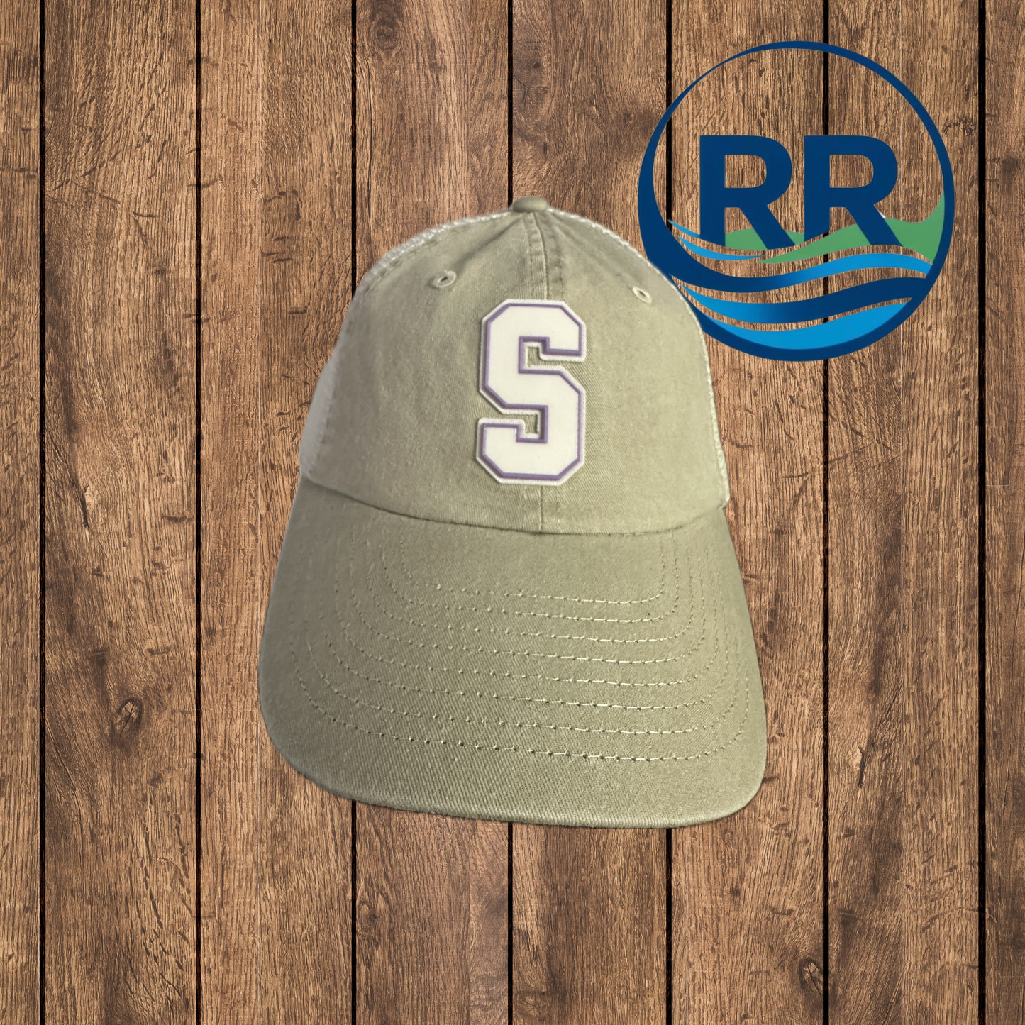 Saluda Block S 3D Patch Cap, Stone/ Stone