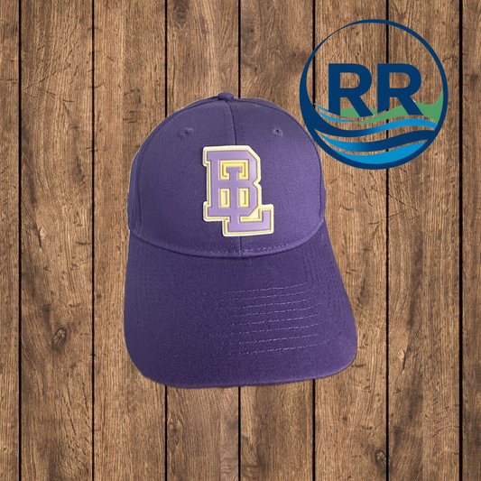 Batesburg-Leesville Block BL 3D Patch Cap, Purple