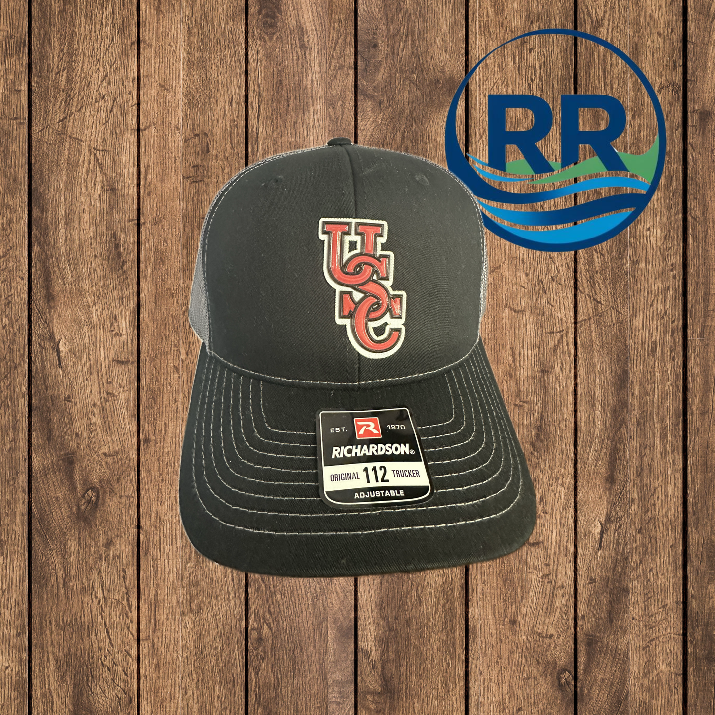 USC 3D Patch Hat: Black/Charcoal