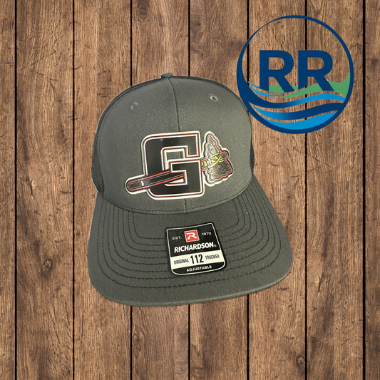 Gilbert 3D Patch Cap: Charcoal/Black