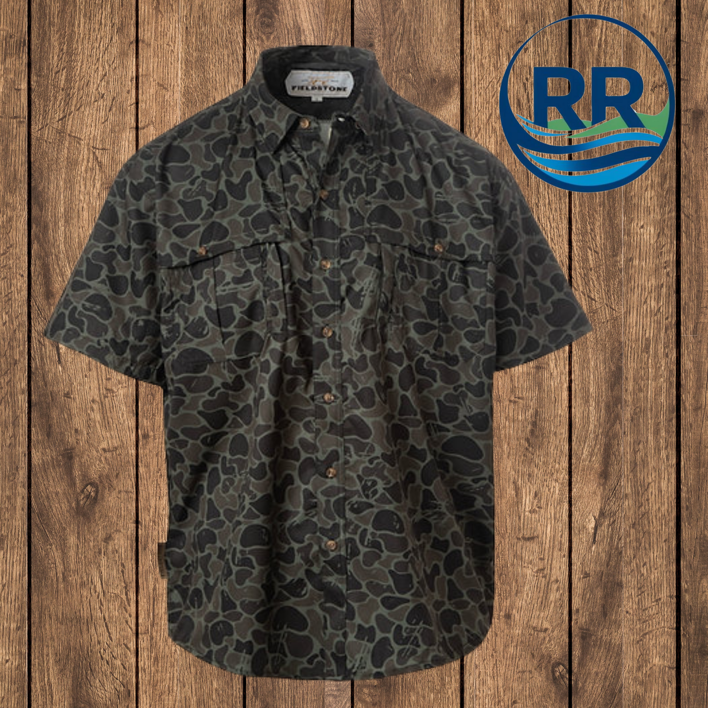 Nightshade Camo Button Down S/S