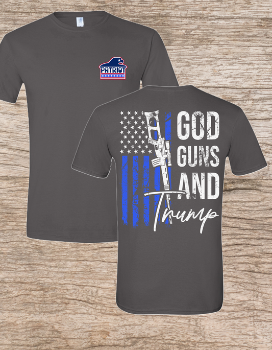 God, Guns, and Trump T Shirt*