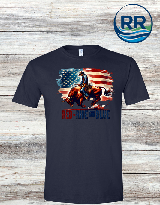 Red Ride & Blue Youth T-Shirt
