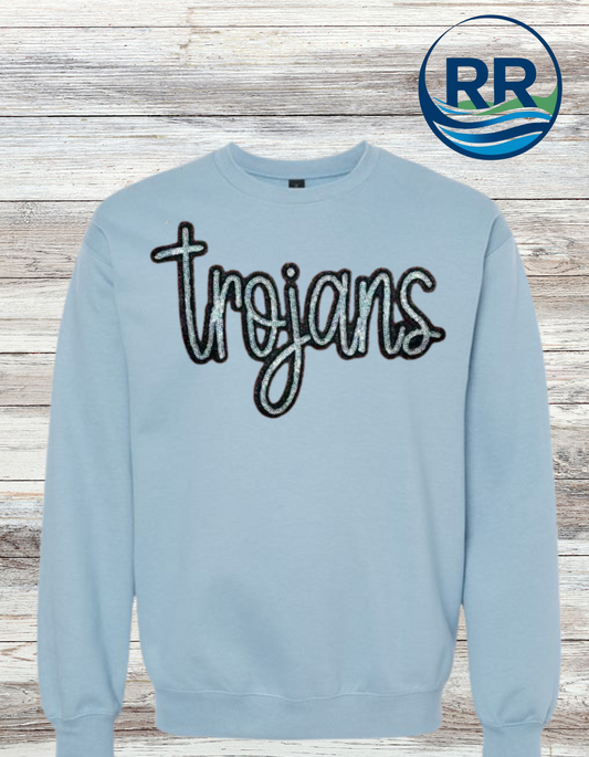 Sequin Trojan SoftStyle Crew