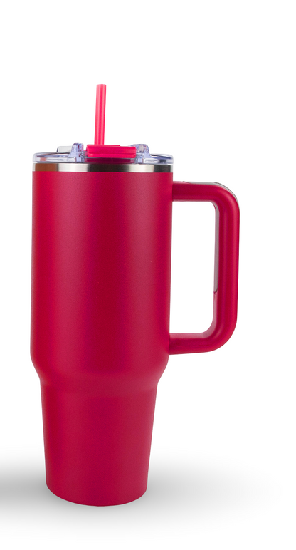 Custom 40oz Tumbler: Hot Pink