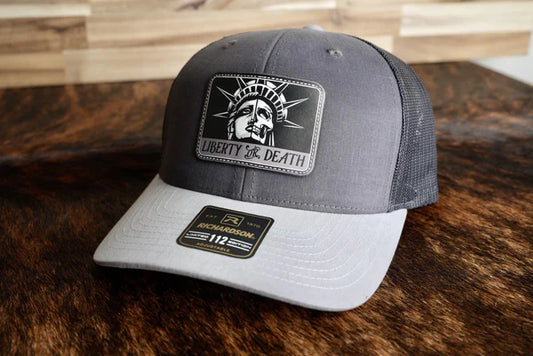 UV Patch Richardson 112 Trucker Cap: Lady Liberty
