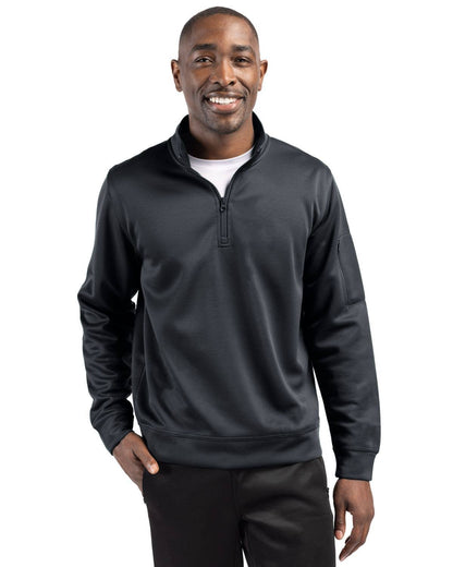 Clique Men's Lift Performance Quarter Zip: Black