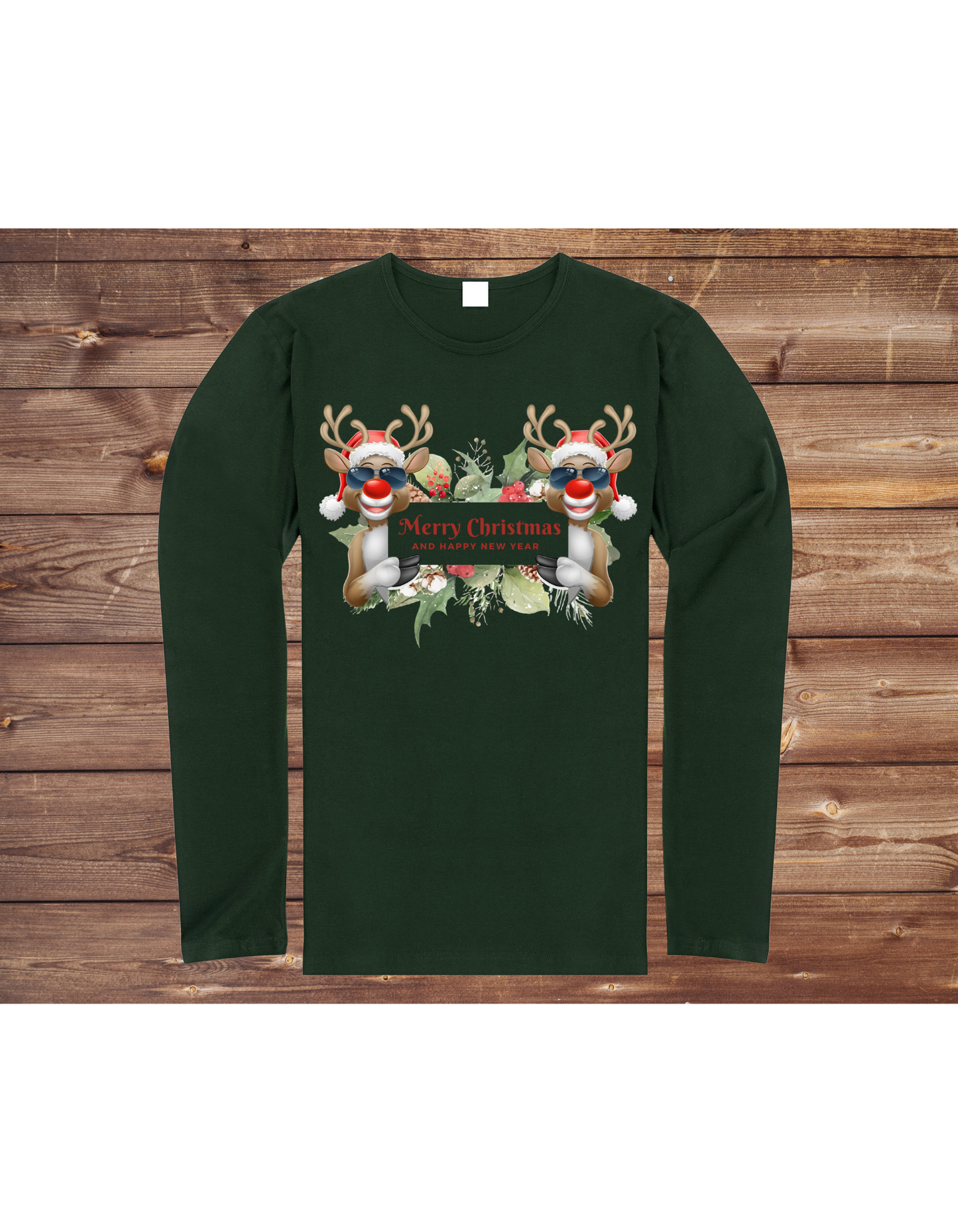 Merry Christmas Reindeer Kid Print*