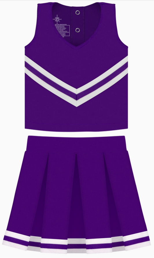 Custom Girls 3-Piece Cheer Dress: Saluda