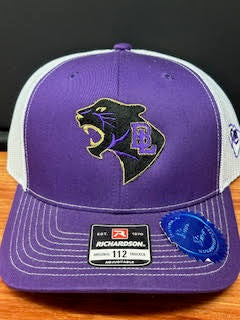 Panther Hat-Purple and White*