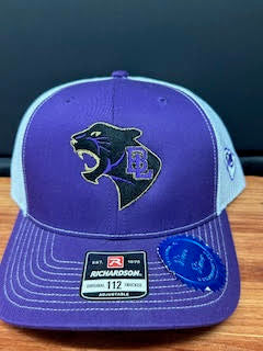 Panther Hat-Purple and White*
