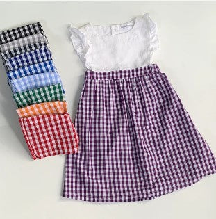 Gingham Sun Dress*