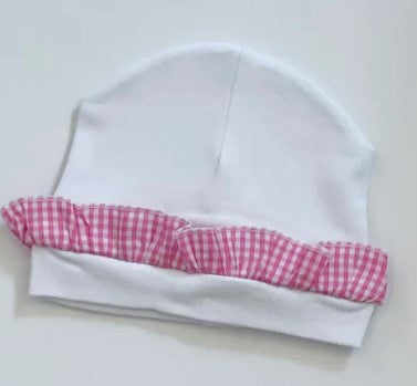 Gingham Newborn Hat*