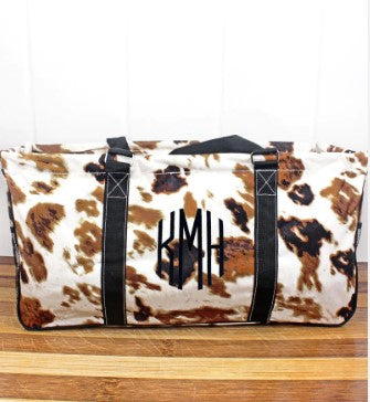 Cow Print Market Tote*