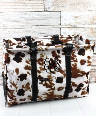 Cow Print Extra Large Market Tote*